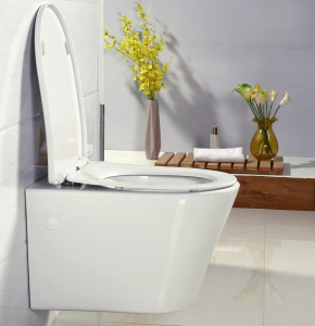Подвесной унитаз BelBagno Flay-R BB506CH безободковый, белый