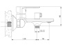 Смеситель для ванны Lauter Reef 21CK6678BS