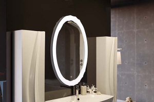 Зеркало 1Marka Mirage Light с сенсорным выключателем и фацетом