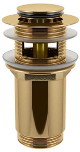 Донный клапан Wellsee Drainage System 182131000 / 182132000, золото