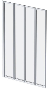 Душевая шторка на ванну AM.PM Like W80BS-100-140CT, 100х140, прозрачный