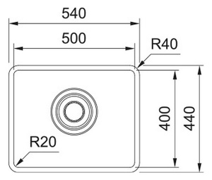 Кухонная мойка Franke Maris Quiet MQX 110-50