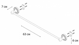 Держатель для полотенец Fixsen Style FX-41101