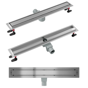 Душевой трап Aquabath Line AB010-SS-500 / 600 / 700 / 800 / 900, 50 см