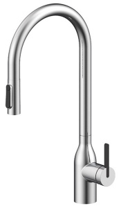 Смеситель для кухонной мойки Paulmark Universal Un213880-BS / Un213880-CR с подключением к фильтру воды, хром