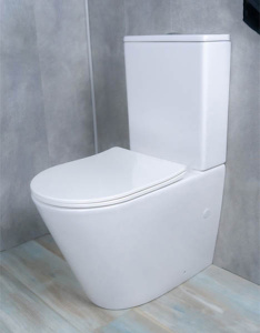 Напольный унитаз Gid Tr2179 с сиденьем Soft Close, белый