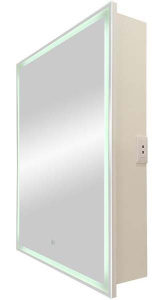 Шкаф-зеркало Континент Allure LED 55 / 60, 55х80, белый