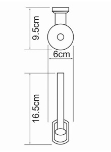 Держатель для туалетной бумаги Wasserkraft Oder K-3097