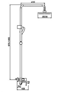Душевая стойка Gappo G2402
