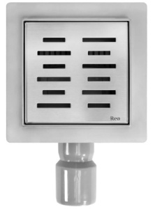 Душевой трап Rea Line Nikiel Matt G6204 / G6205, 12х12 см