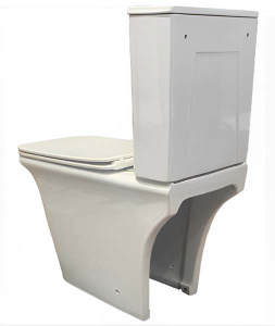 Напольный унитаз Cerutti Nivolet CT8457 безободковый с крышкой Soft Close
