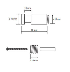Крючок Bemeta Graphit 156506092