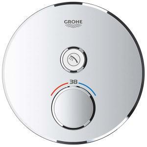 Смеситель встраиваемый Grohe Grohtherm SmartControl	29118000 термостатический, хром
