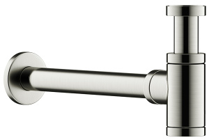 Сифон для умывальника CeramicaNova 70001CH / 70001BN, никель брашированный