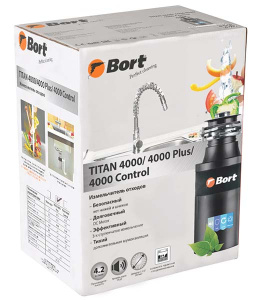 Измельчитель пищевых отходов Bort Titan 4000 Plus 91275776