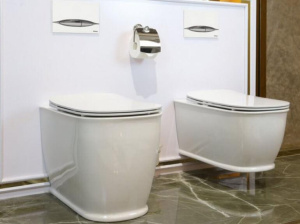 Приставной унитаз BelBagno Prado, белый
