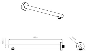 Верхний душ Vincea VSHD-42CGM