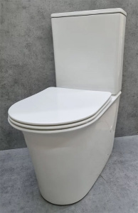 Напольный унитаз CeramaLux 1223A безободковый, белый