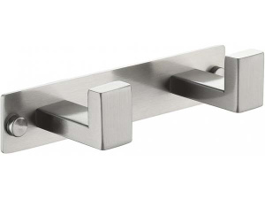 Планка с крючками Grocenberg AC0012 / AC0013 / AC0014 никель, 24 см 3 крючка, никель