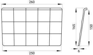 Подголовник для ванны Wellsee Useful Extras 261908000
