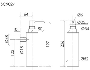 Дозатор Sancos Base SC9027CH