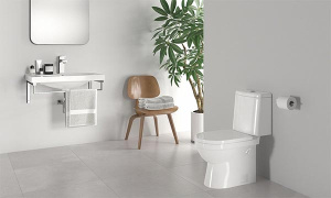 Напольный унитаз Sanita Next Luxe SL DM (с крышкой SoftClose), белый