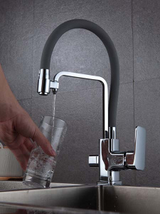 Смеситель для кухонной мойки Ganzer GZ12026-C под фильтр