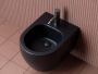 Подвесное биде CeramicaNova Play CN3002MB с донным клапаном