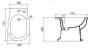 Напольное биде BelBagno Boheme BB115B