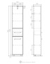 Пенал Volna Onda 40 напольный