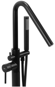 Смеситель для ванны Rea Aras black matt REA-B2717 напольный