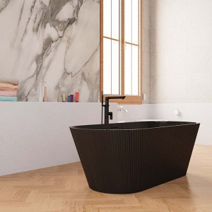 Акриловая ванна Frank F6103 Black, 170х75, черный