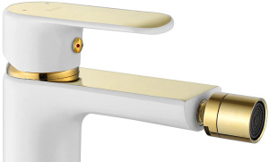 Смеситель для биде Rea Bloom White Gold REA-B9930