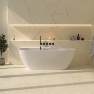Ванна из искусственного камня Whitecross Make RAL матовый Solid Surface, 170х80, RAL матовый