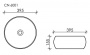 Умывальник CeramicaNova Element CN6001