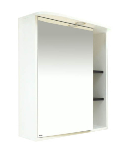 Шкаф-зеркало Misty Венера 55 / 60 / 70 / 80 комбинированный, 55х80/белый/венге