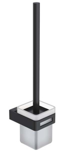 Ершик для унитаза Boheme Q Black 10954-B / 10954-CR-B / 10954-G-B, матовый, золото, черный