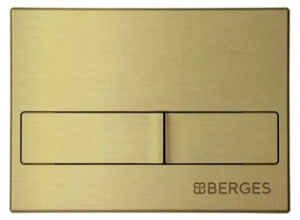 Кнопка для инсталляции Berges Novum L8 040018 / L9 040019, бронза глянцевая
