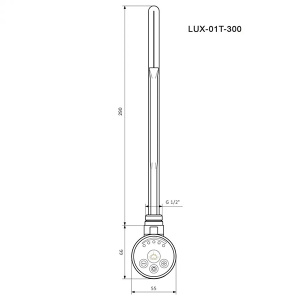 ТЭН Luxon 01Т-300 300W хром
