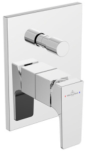 Смеситель встраиваемый Villeroy&Boch Architectura Square TVS12500300061 для ванны и душа, хром