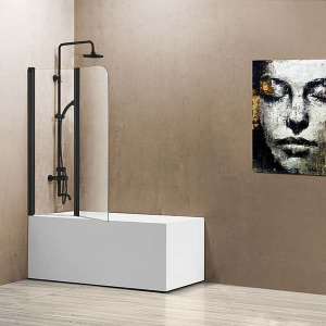 Душевая шторка на ванну Vincea VSB-12114CLB, 114x140, прозрачный