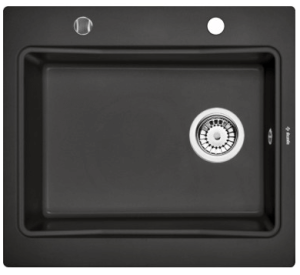Кухонная мойка Deante Modern ZQM-A103 / ZQM-G103 / ZQM-S103, 59х52/графитовый металлик