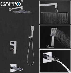 Душевая система скрытого монтажа Gappo Jacob G7107-20