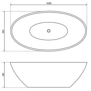 Акриловая ванна Lauter Tess, 175х100