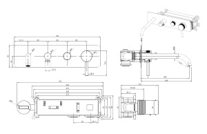 Смеситель встраиваемый Allen Brau Priority 5.31A05-31