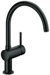 Смеситель для кухонной мойки Grohe Minta 32917KS0 / 32917A00 / 32917AL0, черный бархат