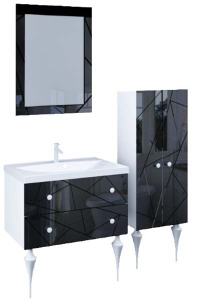 Зеркало 1Marka Verona Mosaic Classic Black