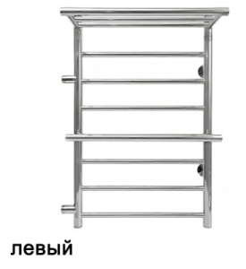 Полотенцесушитель Gloss&Reiter Line lux LeRi ЛБ Л6 П3 боковое подключение L/R, 50х80 6 перекладин 1 дюйм (левый)