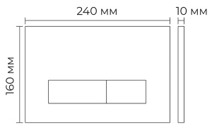 Комплект инсталляции 4 в 1 Terminus 31i50х112RЧП