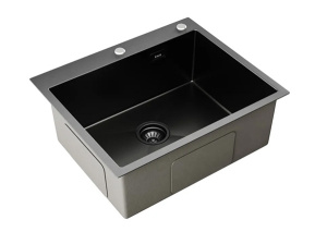 Кухонная мойка Axus LS-5044BD с коландером, дозатором и держателем губки